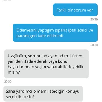 Bisu'da Para İadesi Yok!