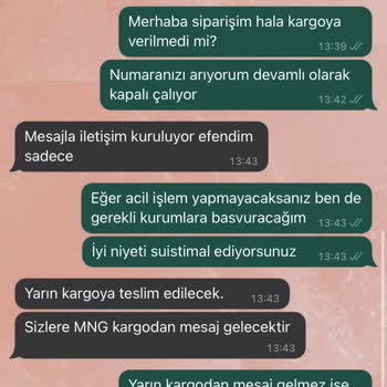 LESEQUENCE Siparişim Nerede? Beklenen Teslimat Gerçekleşmedi!