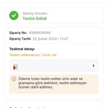 Migros Parasını Aldığı Siparişi Teslim Edildi Diyerek Teslim Etmedi!