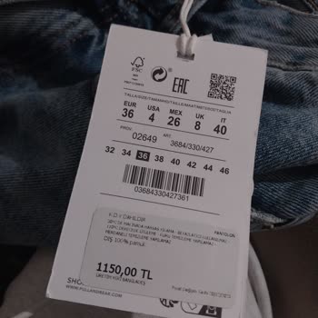 Pull Bear 2 Saat Arayla Bir Üst Beden Değişimi Yapmadı Fiş Yok Diye