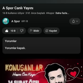 YouTube A Spor Canlı Yayın Açma Sorunu