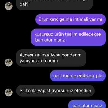 Sehpaji_kenan (Instagram) Güvenilmezler Hizmet Çok Kötü Kırık Yolladılar Mağduriyet Var