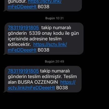Scotty Kargo Teslim Etmediği Ürünü Teslim Edilmiş Gibi Göstermiştir