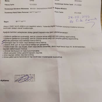Rayban Orijinal Diye Satılan Gözlüğün Elde Kalması