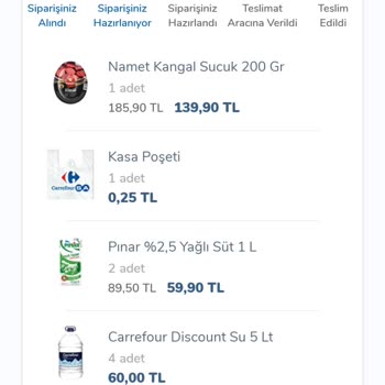Carrefour SA Mağdur Ediyor. Siparislerimiz İptal Edilmiş.