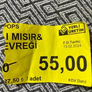 BİM Yanlış Etiket Fiyatı