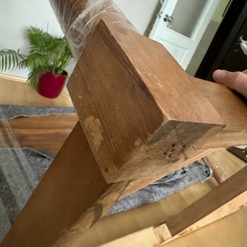 Elit Masa Sandalye Masanın İmalattan Zımparasız Cilasız Gelmesi