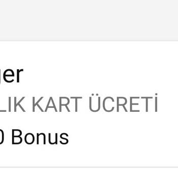 Garanti BBVA Yıllık Kart Aidatı Ücreti