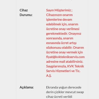 Huawei KVK Servisten Çıkarılan Fahiş Rakam