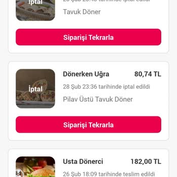 Yemeksepeti Sipariş İptali Ve Müşteri Temsilcisine Ulaşamama
