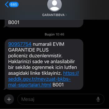 Garanti Bankası Onayım Olmadan Evim Garantide Plus Sigortası Yeniliyor