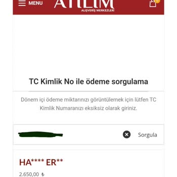 Atılım AVM Kapanmış Dosya Borcunu Borç Sorgusu Dan Silmiyor