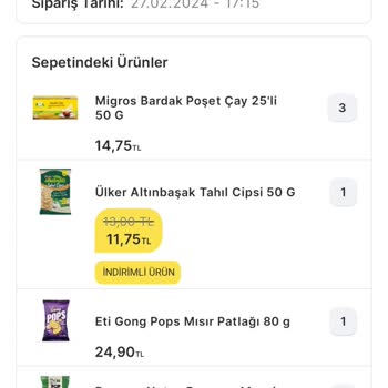Migros Sipariş Gecikme Sorunu