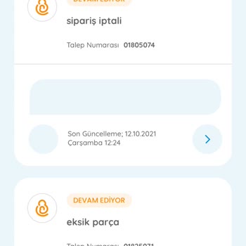 ebebek Eksik Parçam Gönderilmiyor Ama İptal Ettiğim Ürün Gönderiliyor