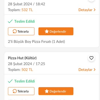 Trendyol Yemek Trendyol Pizza Hut Siparişi 1 Ürüne 2 Ödeme