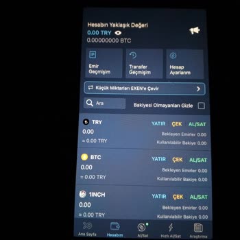 Bitexen Param Yok Görünüyor