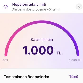 Hepsiburada Hepsipay Limitinin Bir Anda Düşmesi