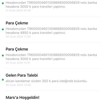 Mars Finansal Yazılım Hesabımdaki Bakiye Sıfırlandı - Acil Destek!