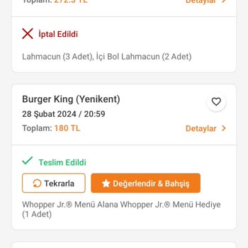 Trendyol Yemek Teslim Edilmeyen Yemeğin Ödenmeyen Ücreti