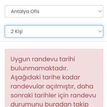 İdata Antalya Şubesinde Randevu Sorunu
