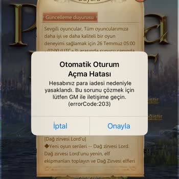 Pasha Fencer Hesabım Banlandı