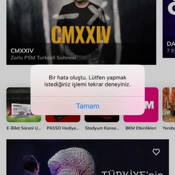 Passolig Uygulamasına Giriş Yapamıyorum