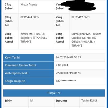 Sürat Kargo Teslim Edildi Gözüküp Teslim Olmayan Ürün?
