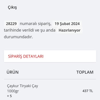 Marketsepeti.com.tr Ürün Halen Hazırlanıyor Diyor Muhatap Yok