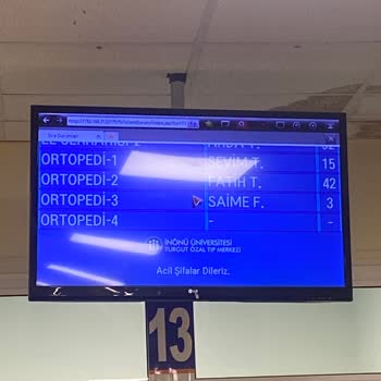 Turgut Özal Tıp Merkezi (İnönü Üniversitesi) Hastane Şikayeti Doktor