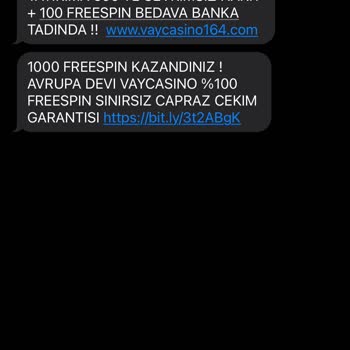 Vaycasino'nun İstenmeyen Mesajlarına Son Verin!