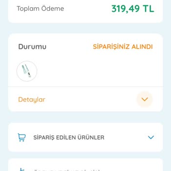 Gelmeyen Sipariş! Ebebek Pişmanlıktır.