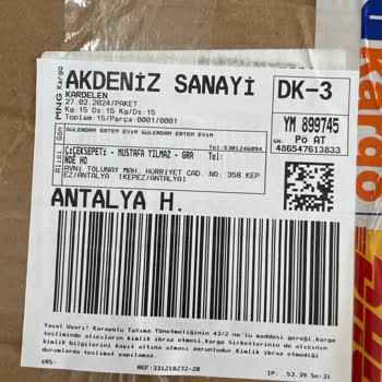 ÇiçekSepeti Zigon Sehpa Sorunu