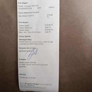 Profilo Tekrarlayan Paslanma Sorunu Ve Yüksek Ücret Talebi