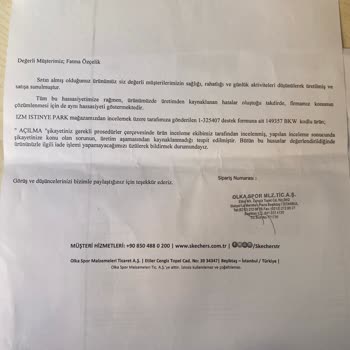 İkinci Giyişte Açılan Skechers Ayakkabı