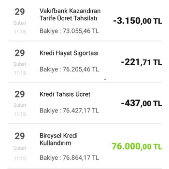 VakıfBank Kazandıran Tarife İptali
