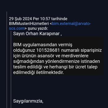 BİM Müşterisine Sahip Çıkmayan Market