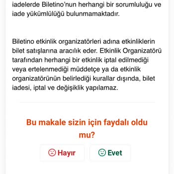 Biletino Paramızı İade Etmiyor!