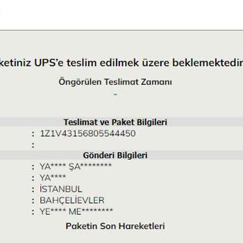 Camper Online Tarafından Sipariş Verilen Ürün