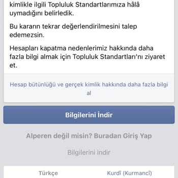 Facebook 16 Yıllık Facebook Hesabım Hiçbir Sebep Olmadan Kapatıldı