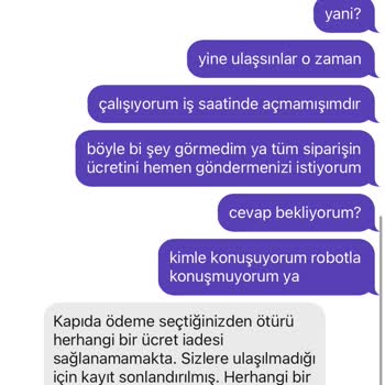 Getir Yemek Hem Yemeği Getirmiyor Hem De Ücret İadesi Yapmıyor!