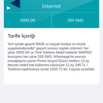 Türk Telekom Geçiş Olarak Paketi 345₺ Görünürken 1000₺ Talep Ediyor