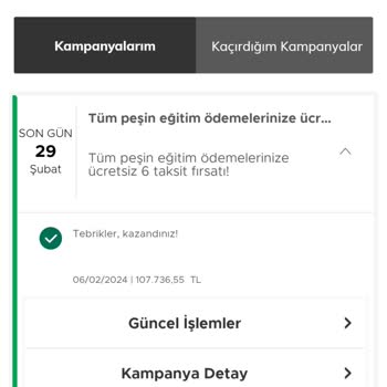 Garanti Bankası Bonus Card Eğitime Ücretsiz Taksit Kampanya Fiyaskosu