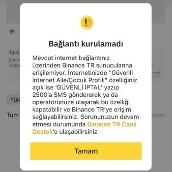 Binance TR Binance Türkiye Hesabıma Erişemiyorum.