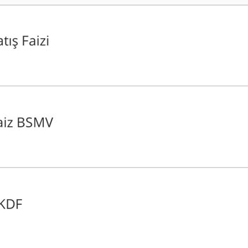 Denizbank Satış Faizi KKDF BSMV İadesi