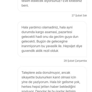 hepsiJET Hepsiburada Hepsijet Kargo Gelmiyor