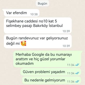 Alisa Clinic Hayal Kırıklığına Uğratan Klinik Deneyimi