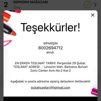 Sephora Dyson Airwrap Stok Hatası