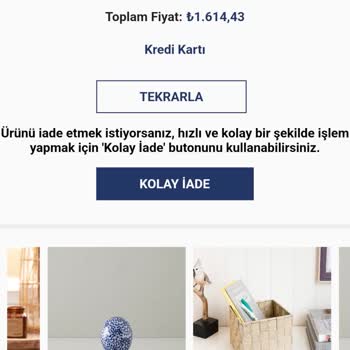 English Home Sitesinden Ürün Aldım Pişmanım
