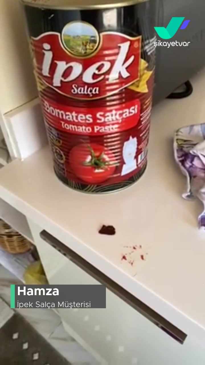 İpek Domates Salçası Aldım Yabancı Madde Var videonun kapak resmi