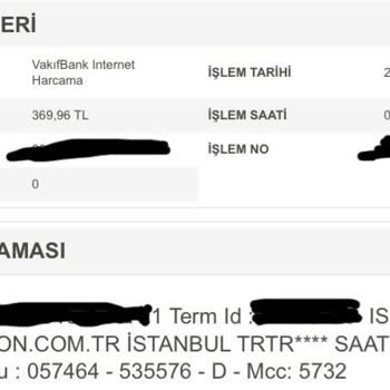 Amazon.com.tr De İptal Ettiğim Siparişi İade Etmiyor